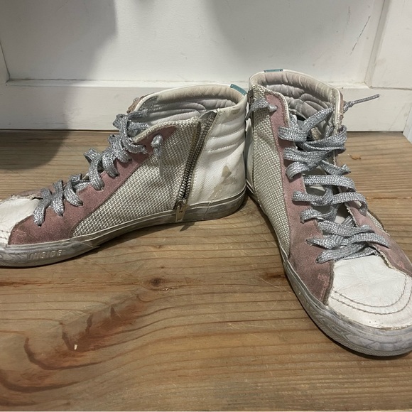 Golden Goose Slide sneakers white with pink upper - Picture 5 of 6
